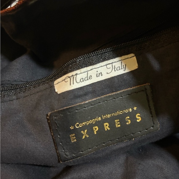 Express Black and Gold Label Bag